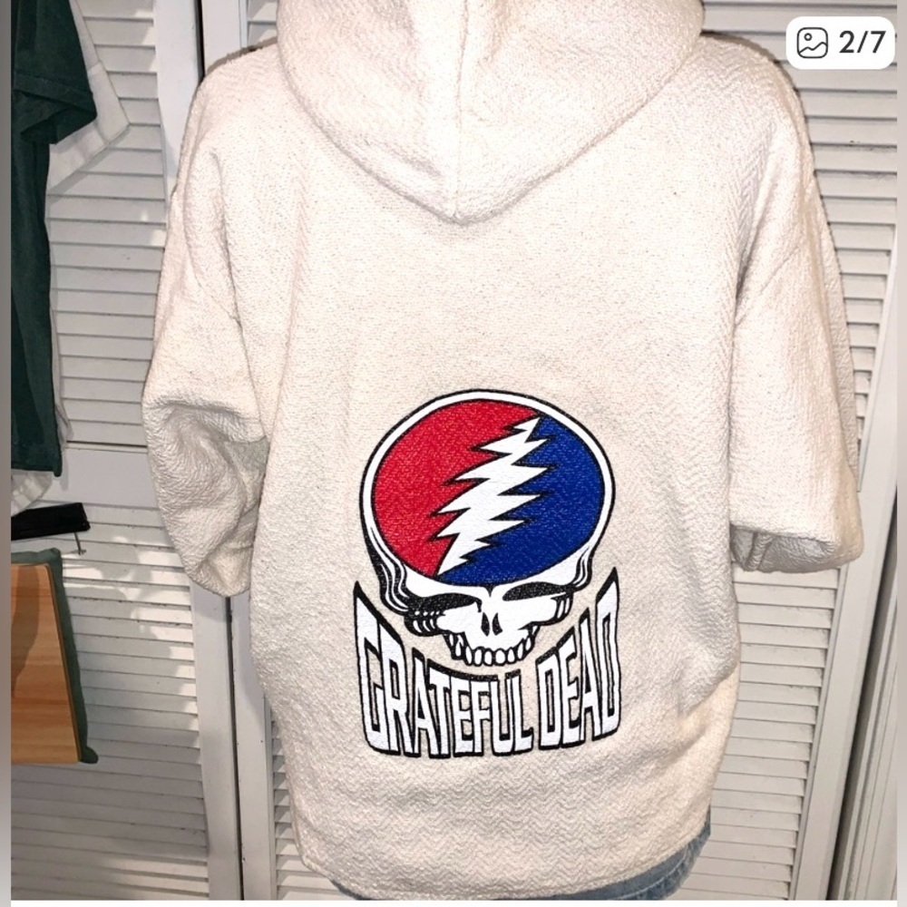 Grateful Dead Earth Ragz Hooded Poncho Large